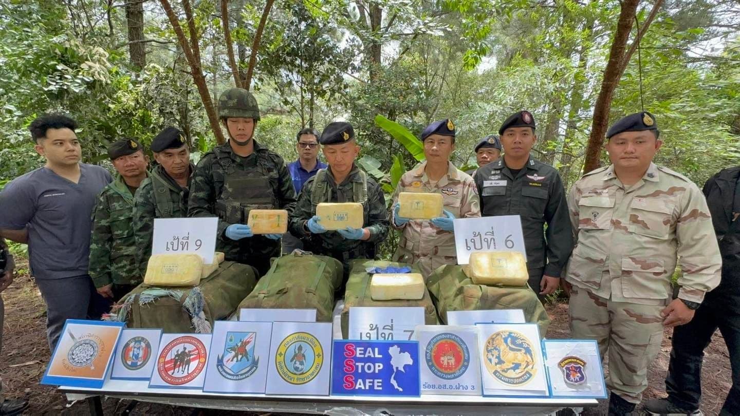 กองกำลังผาเมือง ปะทะกลุ่มขบวนการลักลอบลำเลียงยาเสพติด ยึดยาบ้า 1,350,000 เม็ด