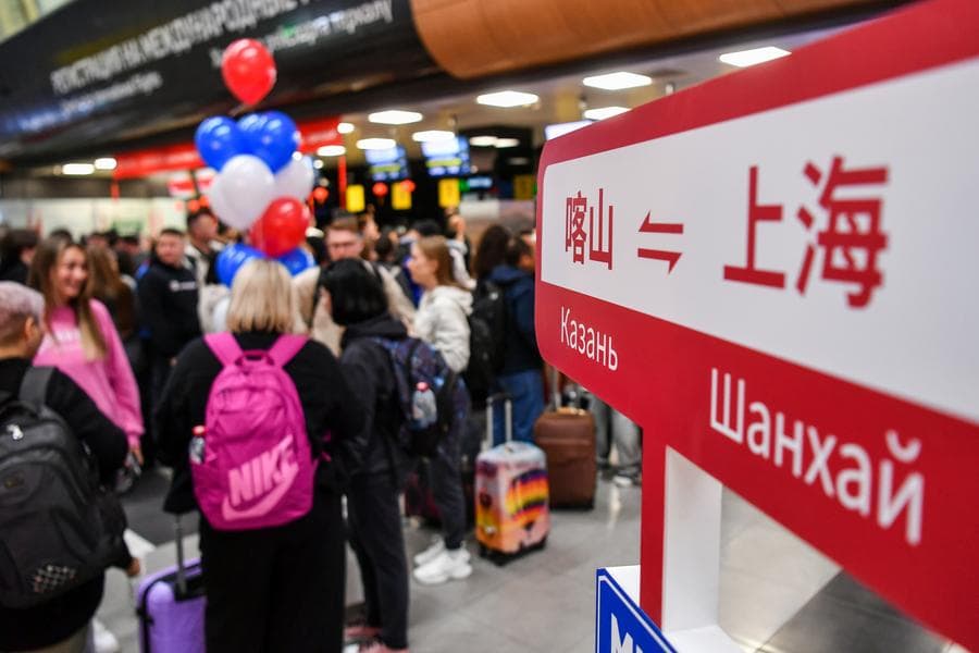 เซี่ยงไฮ้เปิดบินตรงสู่ 'คาซาน' รับหยุดยาววันชาติจีน