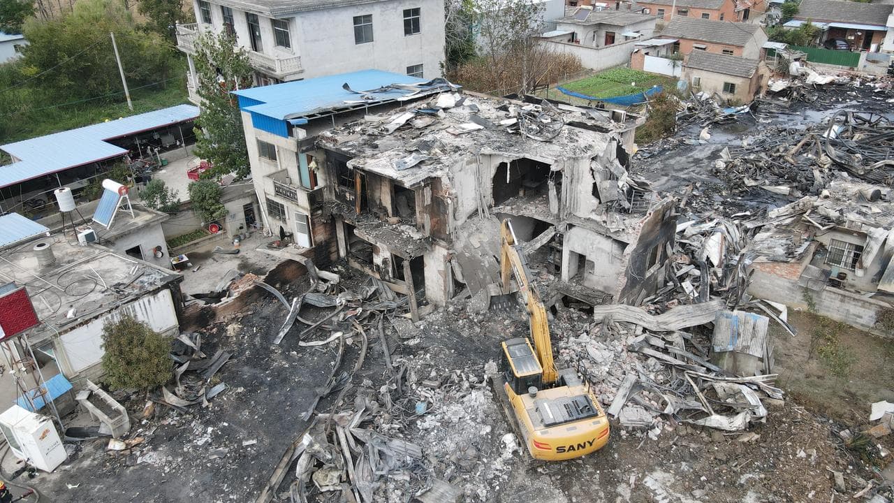 ดับ 7 สูญหาย 2 เหตุไฟไหม้บ้านในอันฮุย