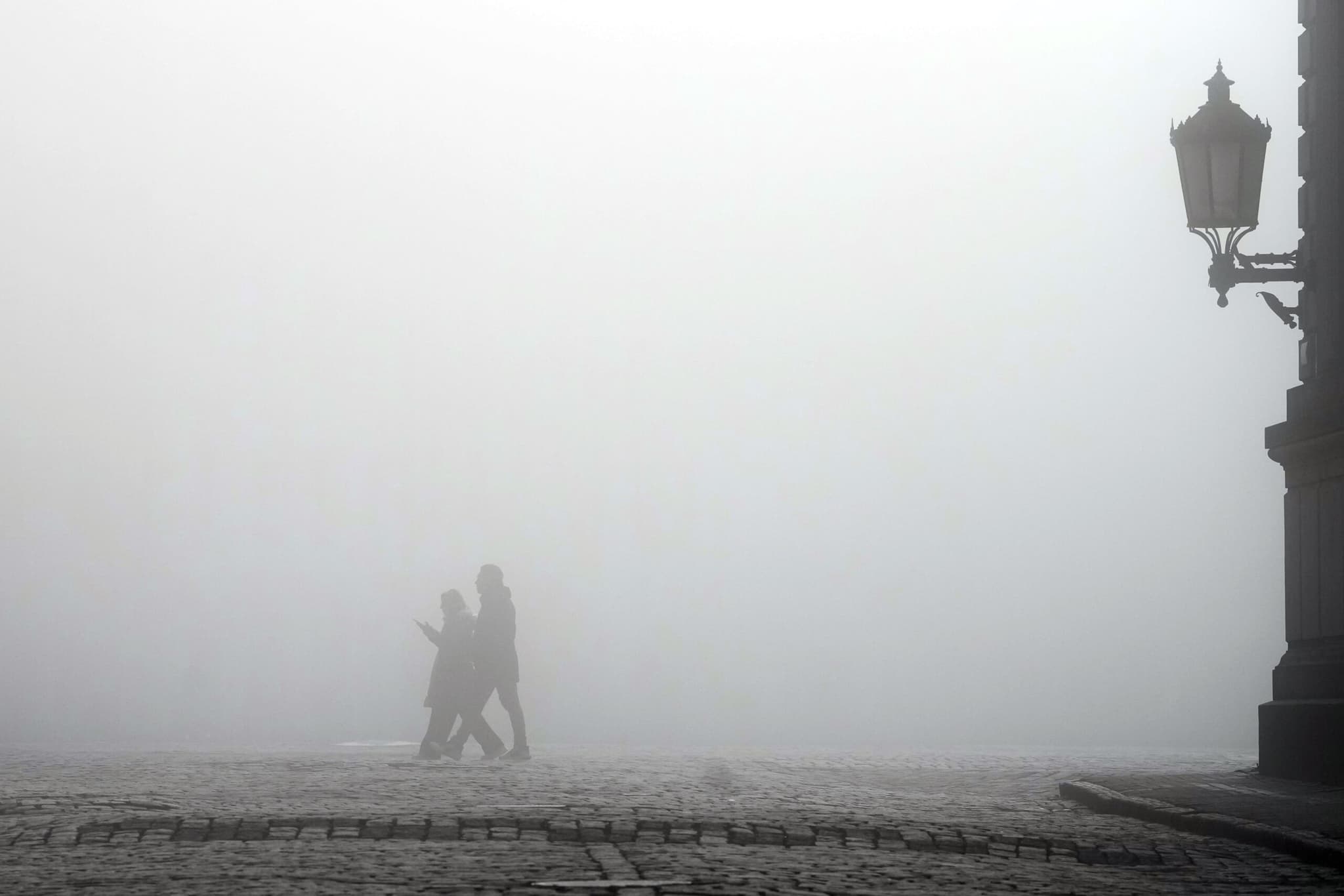 หมอกหนาคลุมเมืองหลวง 'ลัตเวีย