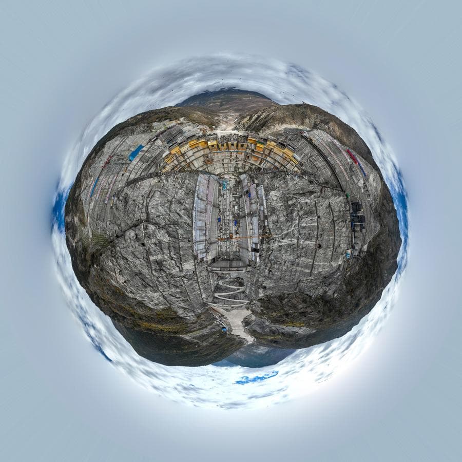 ส่องความคืบหน้า 'สถานีไฟฟ้าพลังน้ำเย่ปาทาน' ในเสฉวน