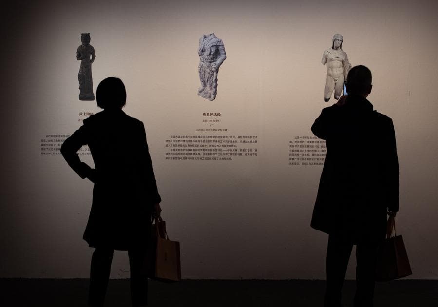 เยี่ยมชมนิทรรศการ 'กรีก' โชว์สิ่งจัดแสดงล้ำค่าในปักกิ่ง