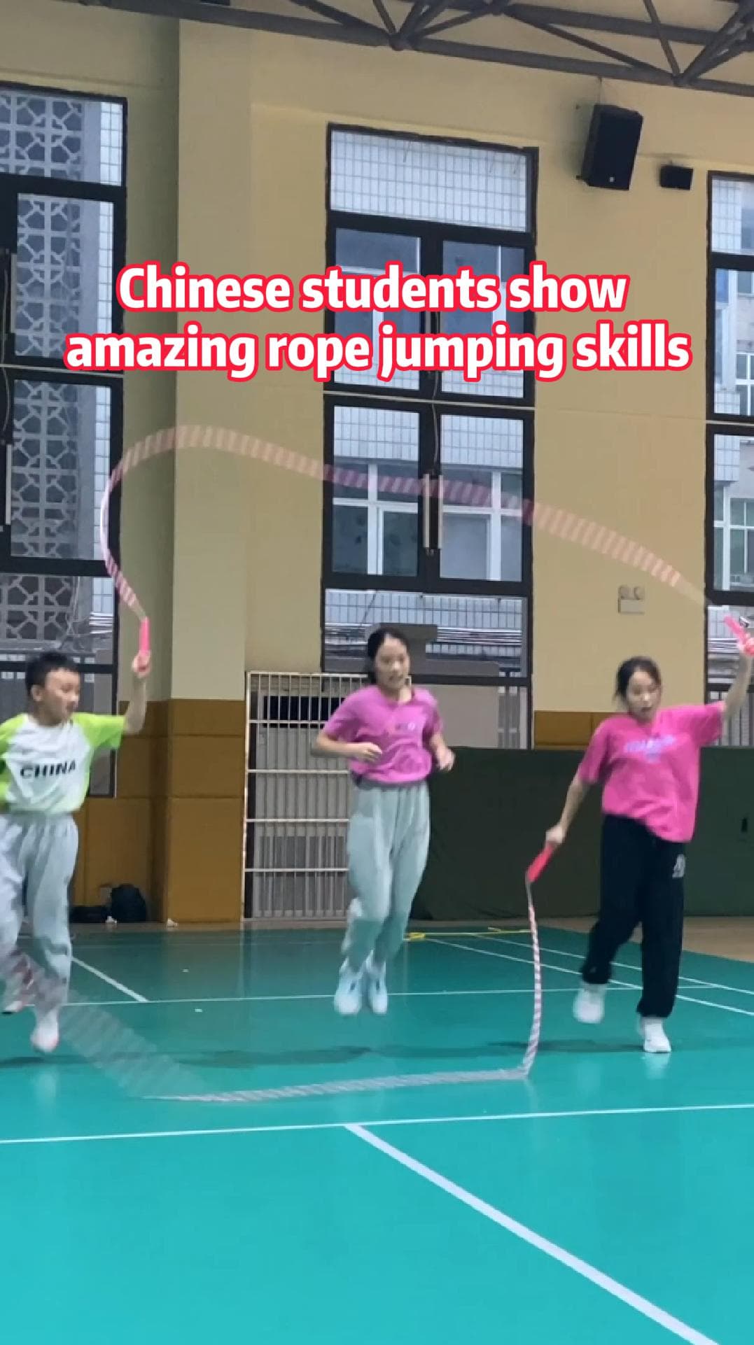 ธรรมดาโลกไม่จำ! เด็กจีนโชว์สกิล 'กระโดดเชือก' สเต็ปเทพ