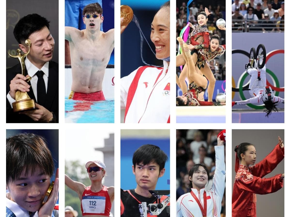 ซินหัวคัดสรร '10 นักกีฬา/ทีมนักกีฬาจีน' แห่งปี 2024