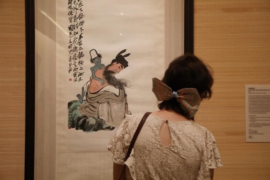 สหรัฐฯ จัดแสดงผลงานศิลปะของ 'ฉีไป๋สือ' จิตรกรชาวจีน