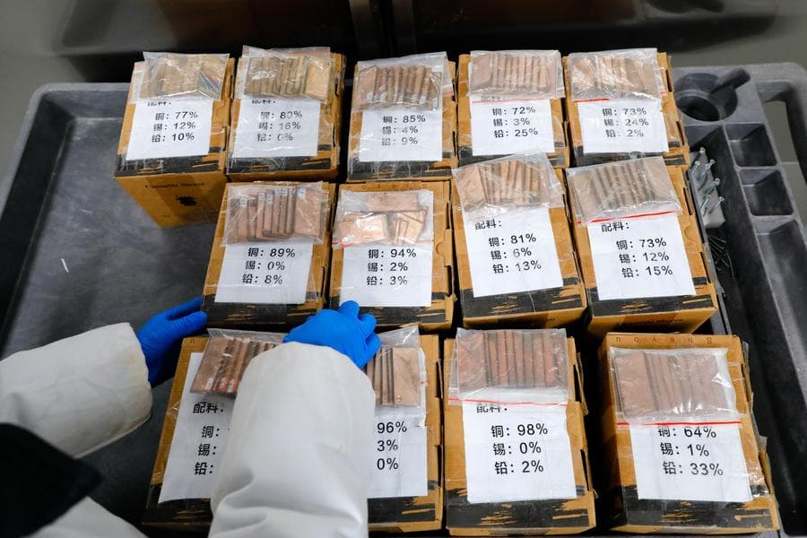 งานบูรณะ 'โบราณวัตถุซานซิงตุย' ที่พิพิธภัณฑ์ในเสฉวน