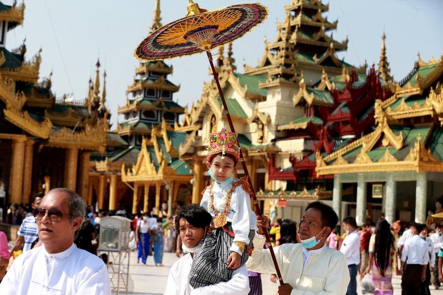 เจดีย์ชเวดากอง' ของเมียนมา รับทัพผู้เข้าชมปี 2024 กว่า 8 ล้านคน