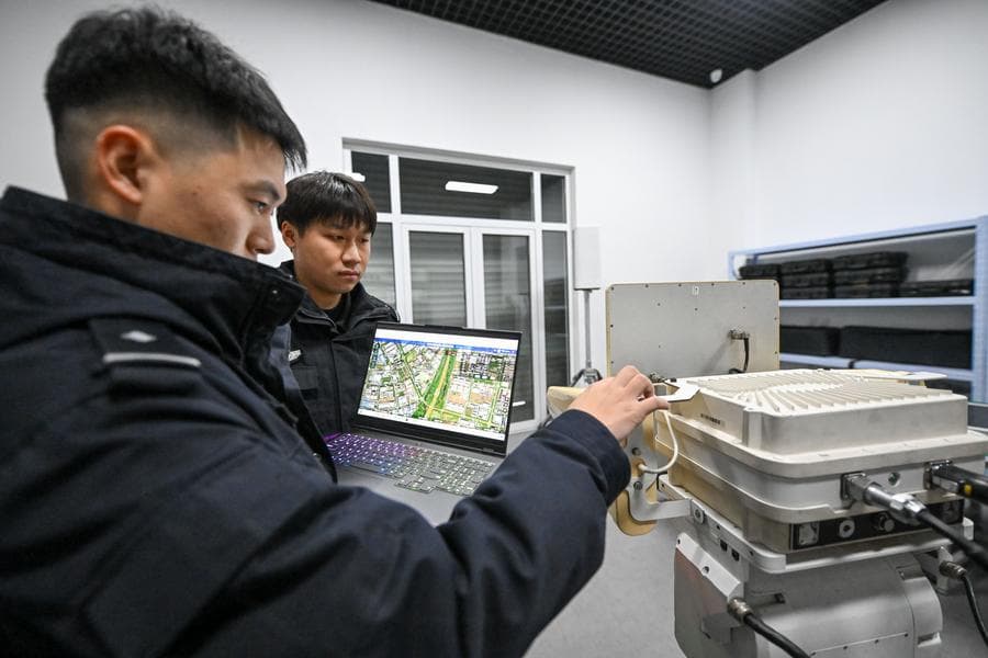 เทคโนโลยียุคใหม่อัปเกรด 'อุปกรณ์ตำรวจ' ในเทียนจินอัจฉริยะยิ่งขึ้น