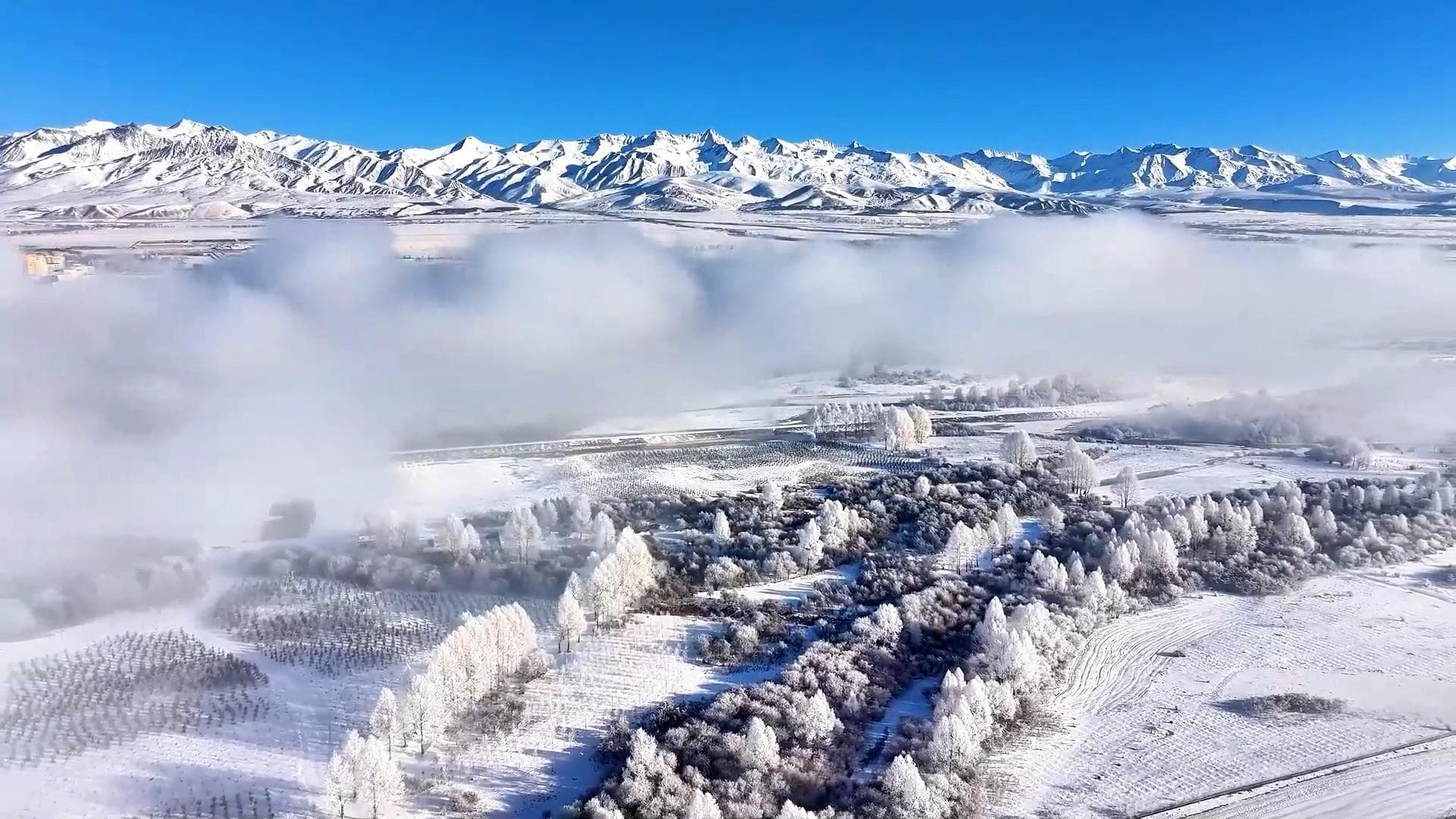 อำเภอ 'เหมินหยวน' ในชิงไห่ ดินแดนเทพนิยายฤดูหนาว