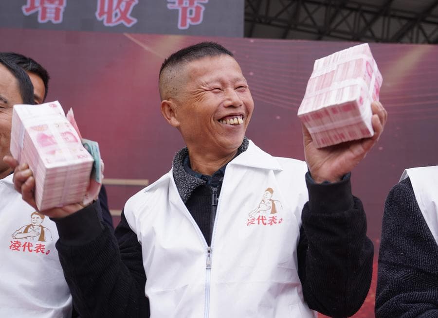 ผู้ผลิตธัญพืชในเจียงซี 'แจกโบนัส' ต่อเนื่อง 14 ปี ยอดรวมเฉียด 70 ล้านหยวน