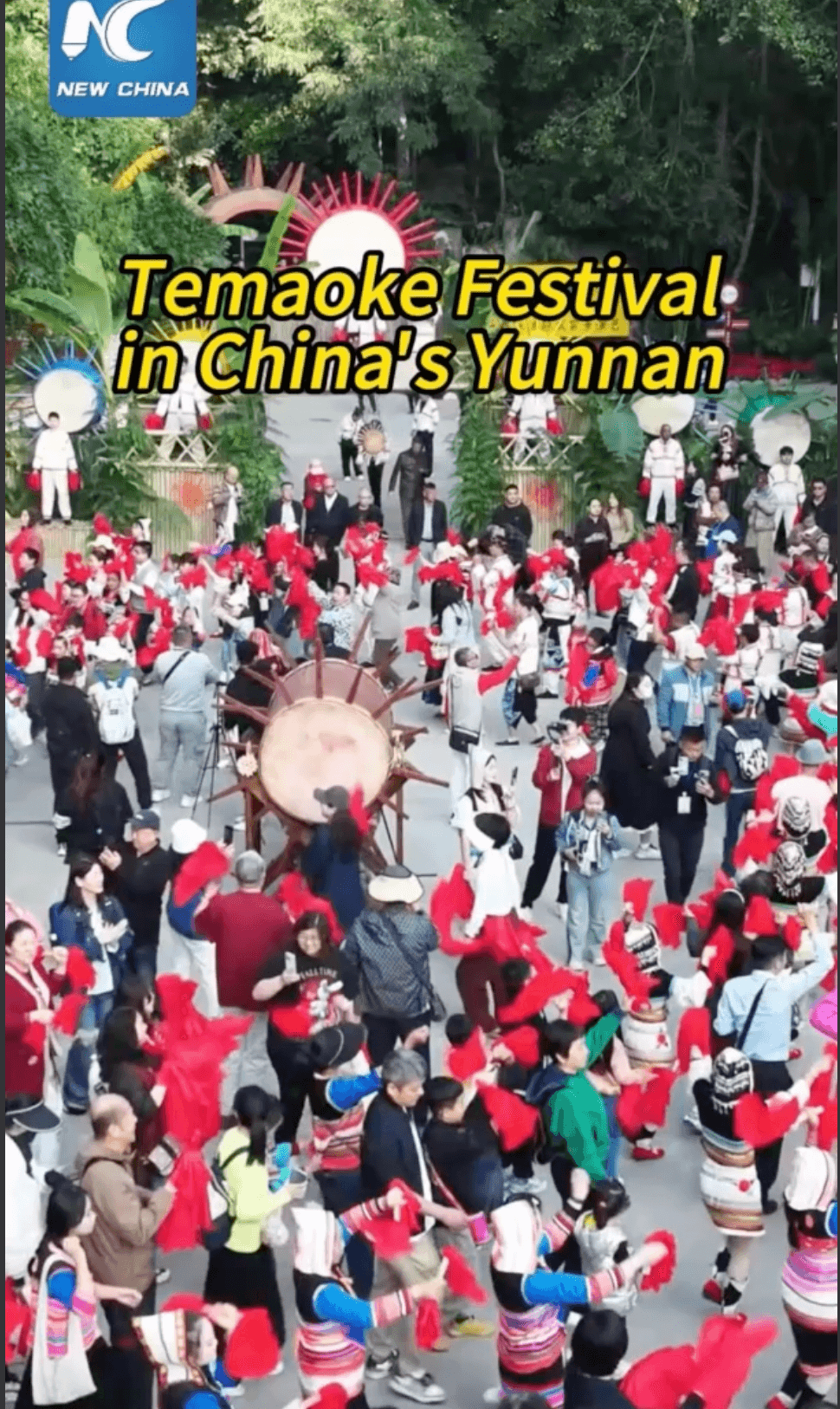 ชาวจีนั่วจัด 'เทศกาลเท่อเม่าเค่อ' ฉลองปีใหม่คึกครื้นในยูนนาน