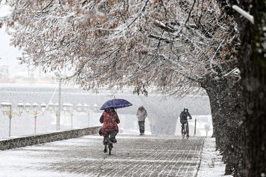 หิมะขาวแต้มสีสันมาซิโดเนียเหนือ