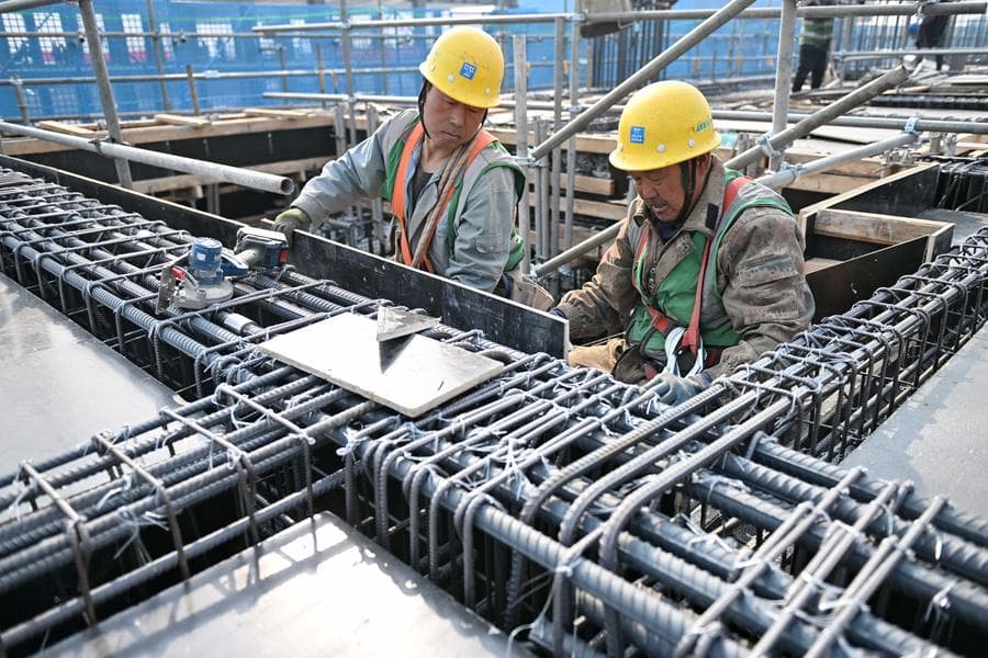 เขตใหม่สยงอันเดินหน้างานก่อสร้างคุณภาพสูง