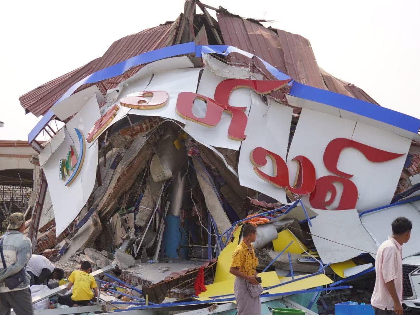 แผ่นดินไหวขนาด 7.7 ในเมียนมา ดับ 144 ราย เจ็บ 732 ราย