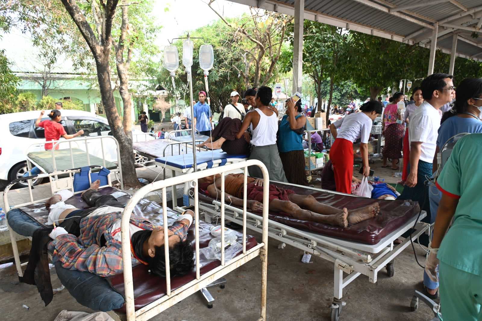 มิน อ่อง หล่าย' ขอบคุณความช่วยเหลือจาก 'ทีมแพทย์กู้ภัยยูนนาน