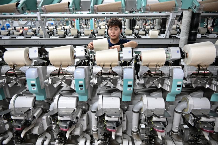 เทคโนโลยีสมัยใหม่ยกระดับอุตสาหกรรม 'สิ่งทอ' ในชิงเต่า