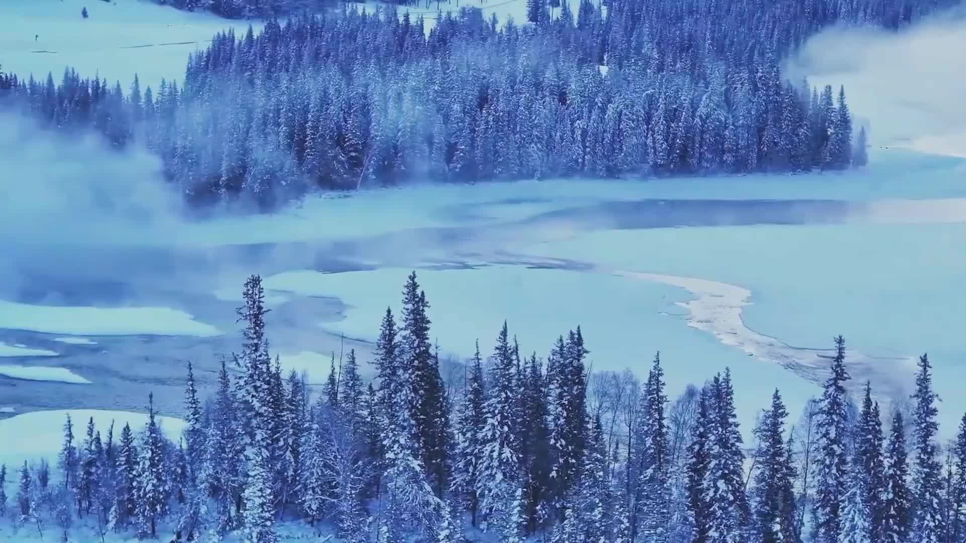 พื้นที่ชมวิว 'คาน่าซือ' ในซินเจียง ดินแดนเทพนิยายใต้หมอกขาว