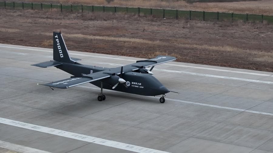 โดรนสินค้าไร้คนขับ' ฝีมือจีน น้ำหนักบรรทุก 1 ตัน ทะยานขึ้นบินครั้งแรก