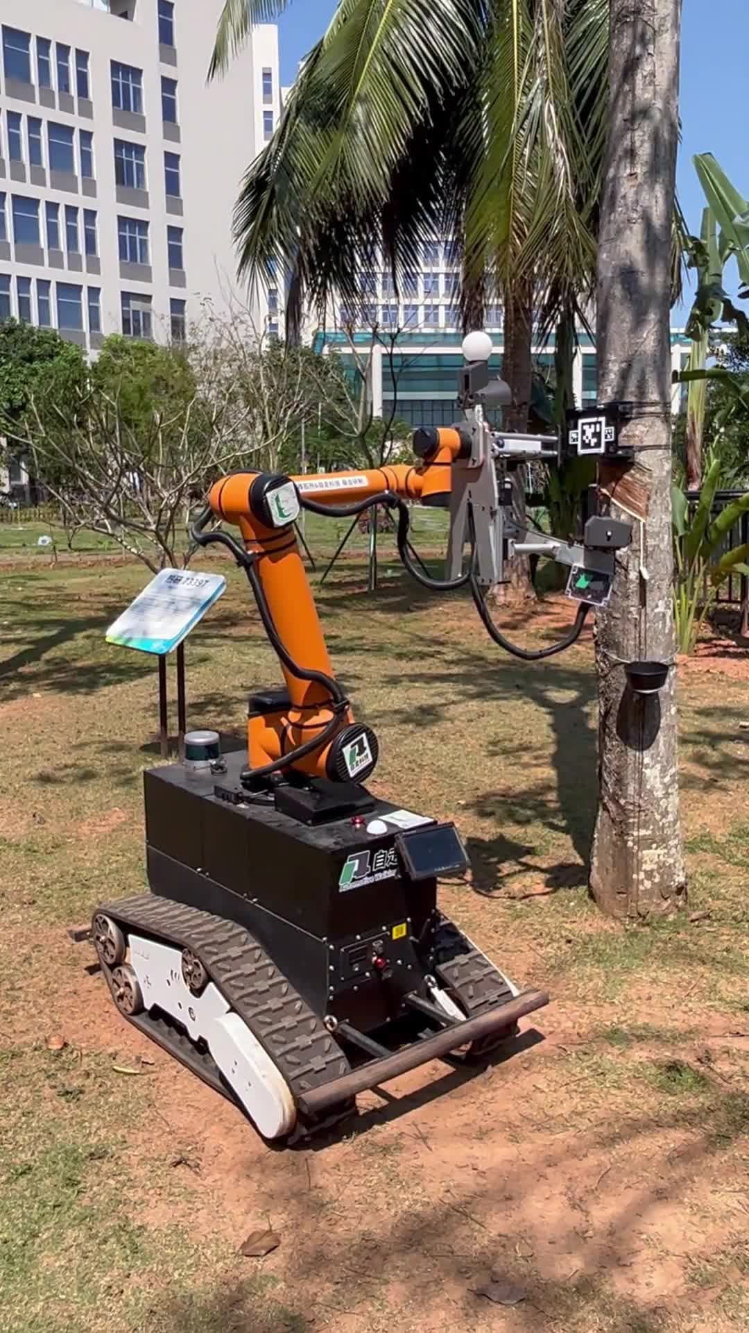 จีนพัฒนา 'หุ่นยนต์กรีดยางพลัง AI' หวังแก้ปัญหาขาดแรงงานสวนยาง