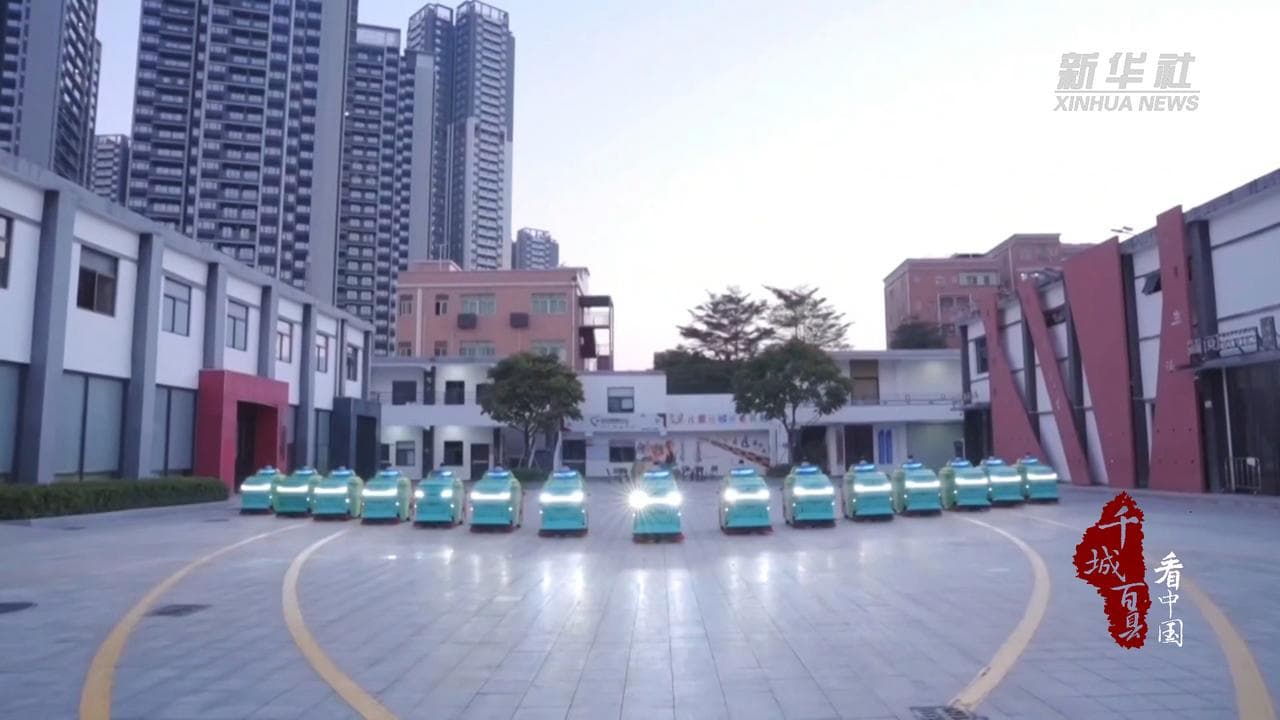 กองทัพ 'รถกวาดถนนอัจฉริยะ AI' เข้าประจำการในเซินเจิ้น