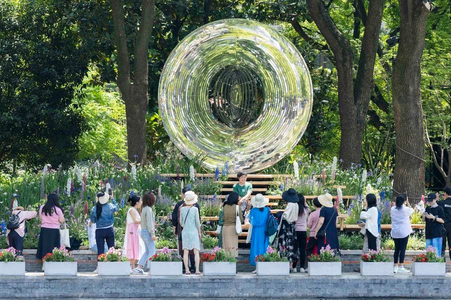 เซี่ยงไฮ้จัดงาน 'ดอกไม้นานาชาติ' ประจำปี 2025