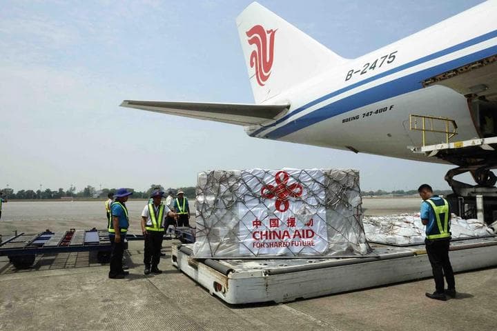 รบ.จีนส่ง 'สิ่งของช่วยเหลือทางมนุษยธรรม' ชุด 3 ให้เมียนมา