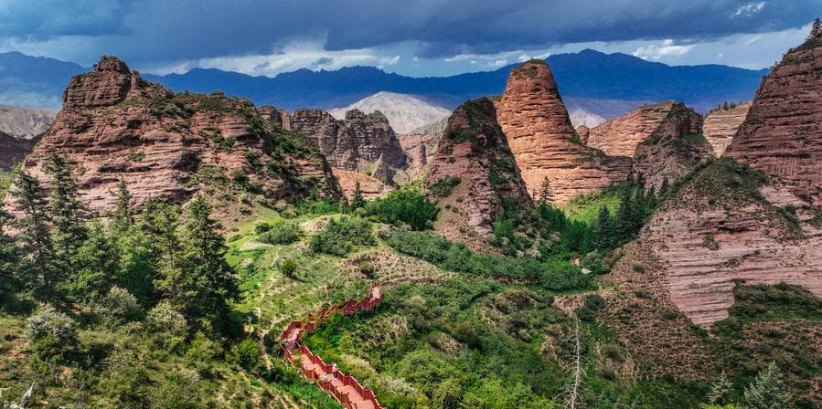 อุทยานธรณี 'ข่านปู้ลา' ในชิงไห่ ขึ้นแท่นอุทยานธรณีโลก