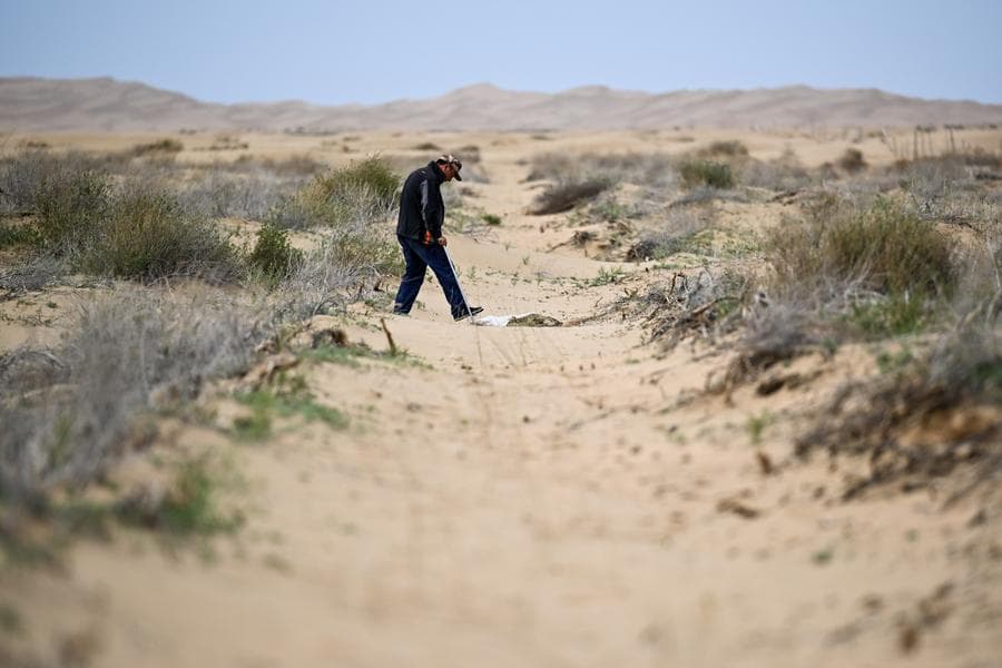 มองโกเลียในลุยปลูกพืช เพิ่มพื้นที่สีเขียวคุมทะเลทราย