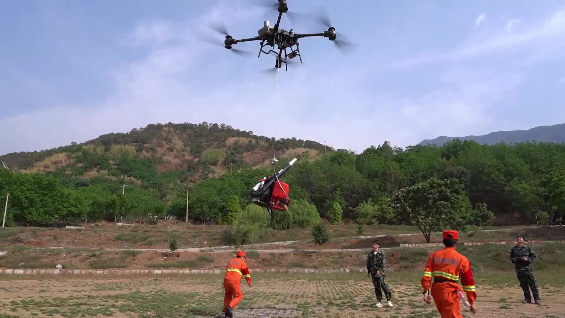 ยูนนานซ้อมใช้ 'โดรน' ช่วยดับไฟป่า รับช่วงหยุดยาววันแรงงาน