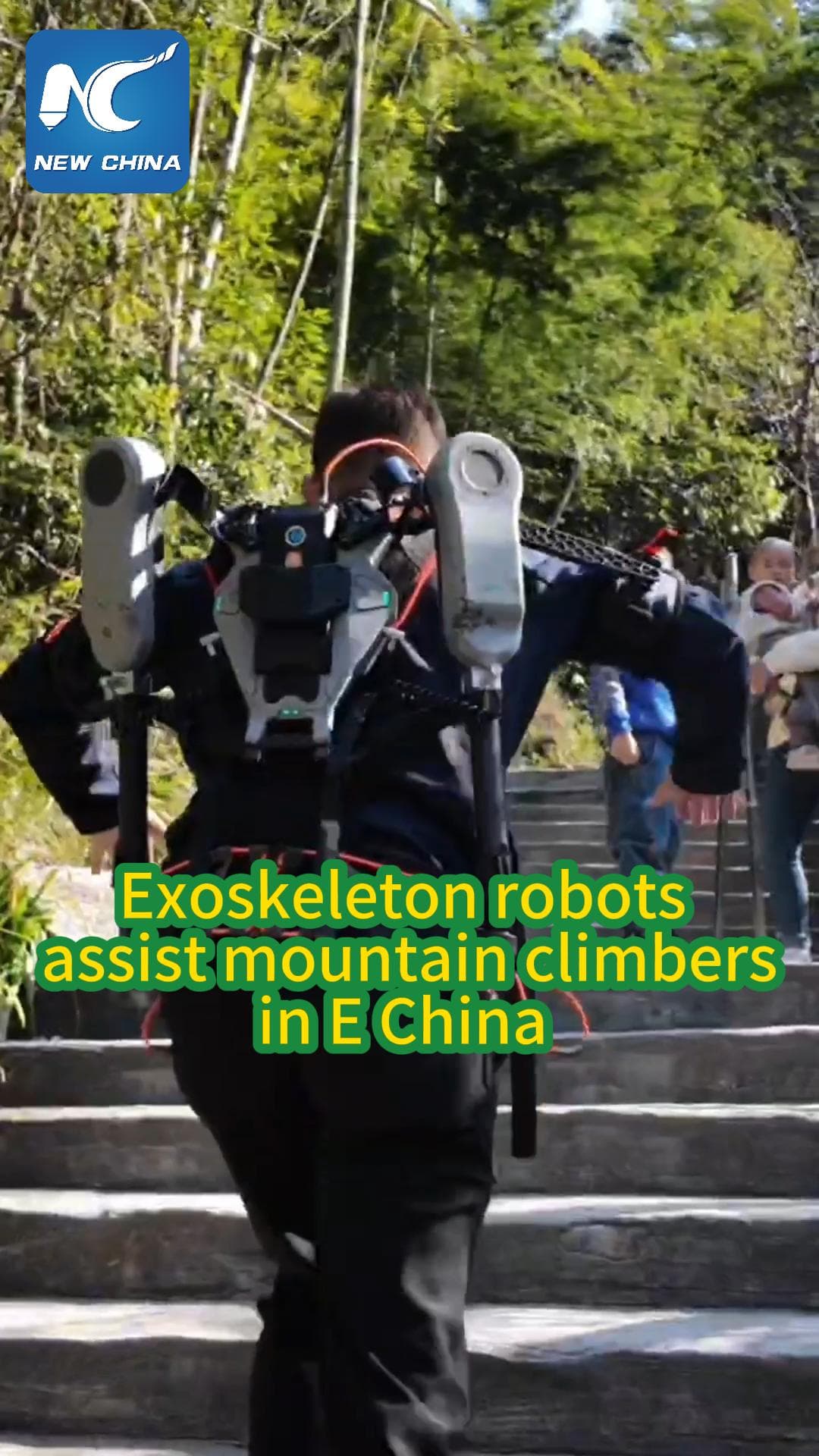 ปีนเขาไร้เจ็บเข่า! หุ่นยนต์ 'เอ็กโซสเกลเลตัน' ตัวช่วยทุ่นแรงปีนเขาสูงชัน