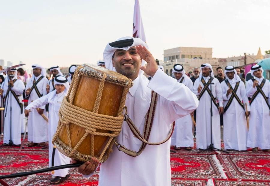 โดฮาจัดเต็มการแสดง พลุดอกไม้ไฟ ฉลองอีดิลฟิตรี