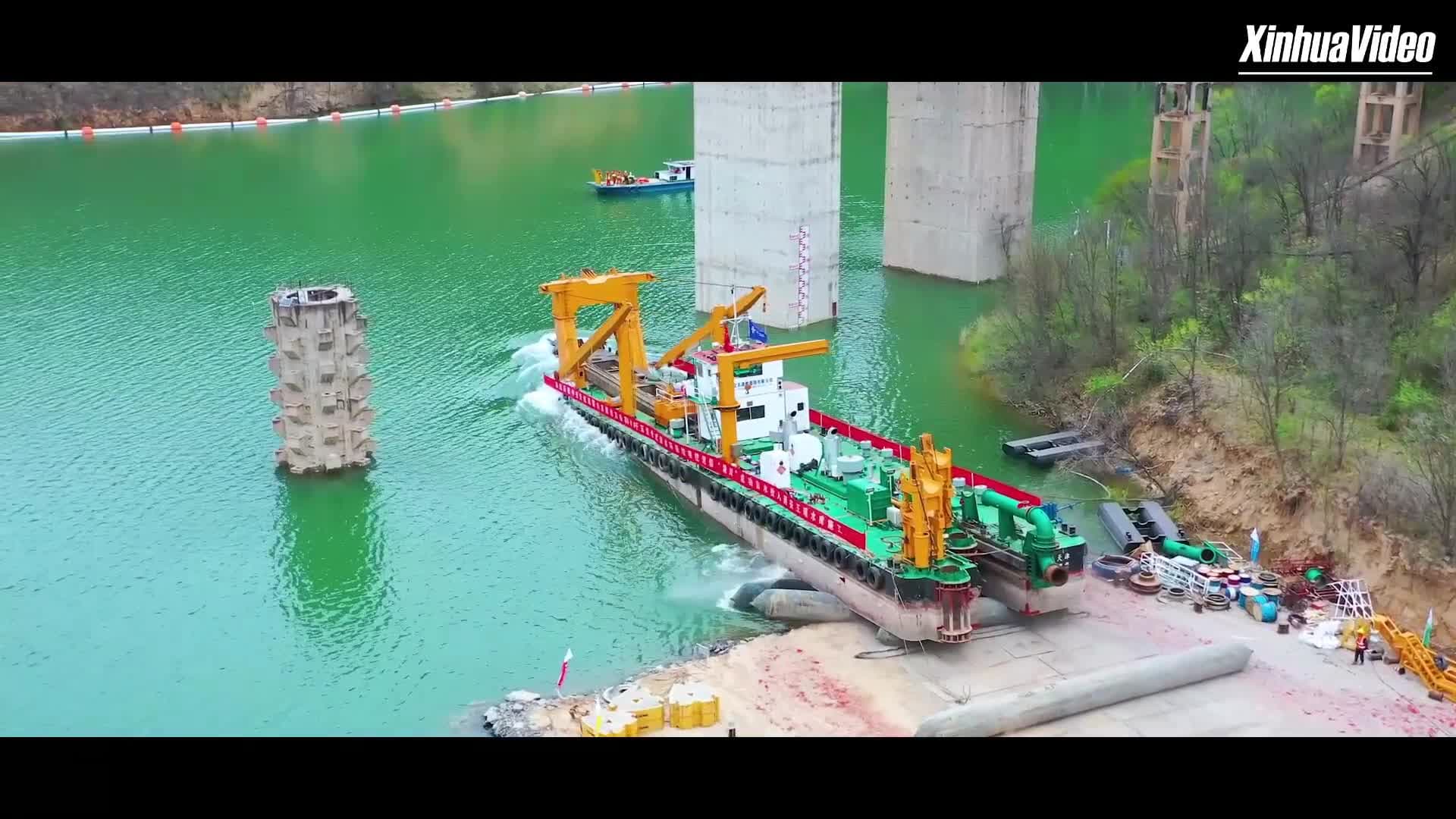 ส่านซีเดินเครื่อง 'เรือขุดลอก' พลังงานสูง-เป็นมิตรกับสิ่งแวดล้อม ลุยงานขจัดตะกอน