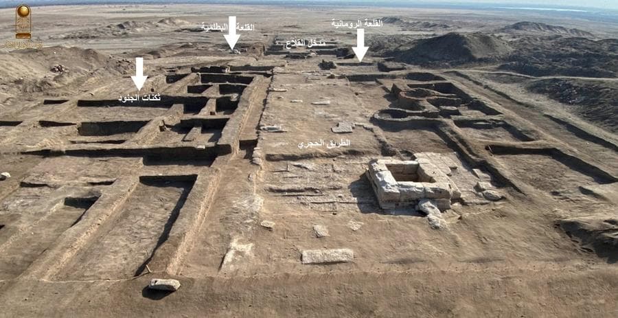 อียิปต์เผยโฉม 'ป้อมปราการทหาร' ยุคทอเลมี-โรมัน