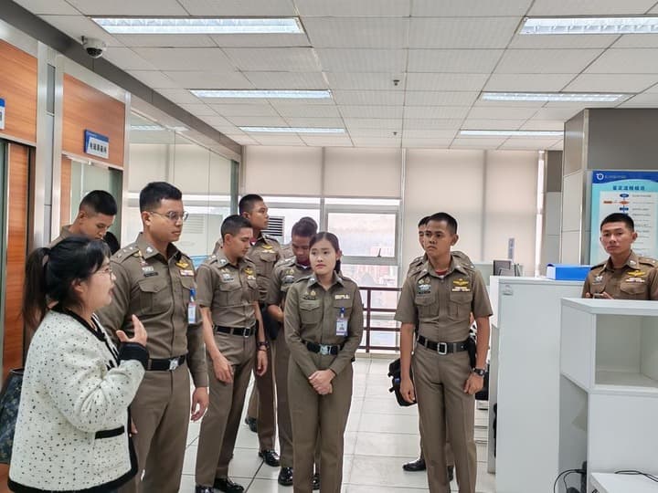 นักเรียนตำรวจไทยฝึกอบรม-แลกเปลี่ยนประสบการณ์ในยูนนาน