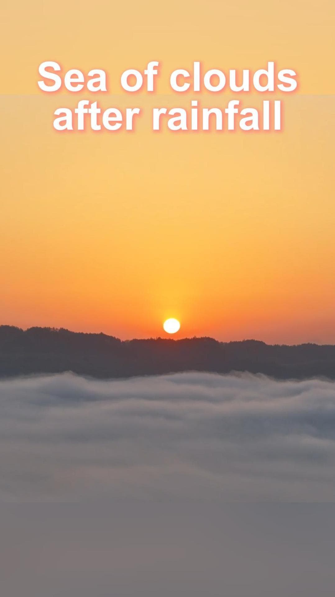 ทะเลหมอกหลังฝน สวยชวนฝันในฉงชิ่ง