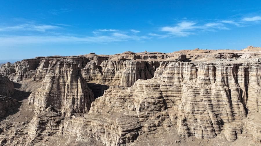 ท่องพื้นที่ชมวิว 'ต้าไห่เต้า' ในซินเจียง ชมภูมิลักษณ์แปลกตา