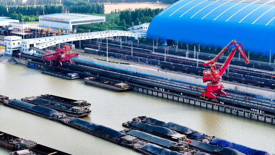 ท่าเรือในซานตงเสริมแกร่ง 'โลจิสติกส์ถ่านหิน' หนุนความต้องการพุ่งสูง