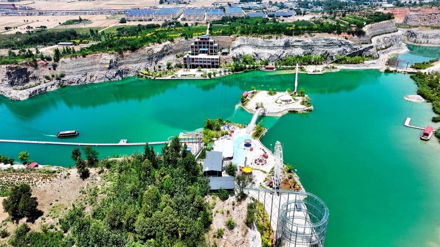 ซานตงพลิกโฉม 'เหมืองร้าง' สู่ 'รีสอร์ต-พื้นที่ชมวิว' แสนสวย