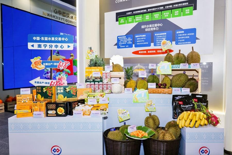 กว่างซีเดินหน้าหนุน 'ผลไม้อาเซียน' รวมทุเรียนไทย เจาะตลาดจีนต่อเนื่อง