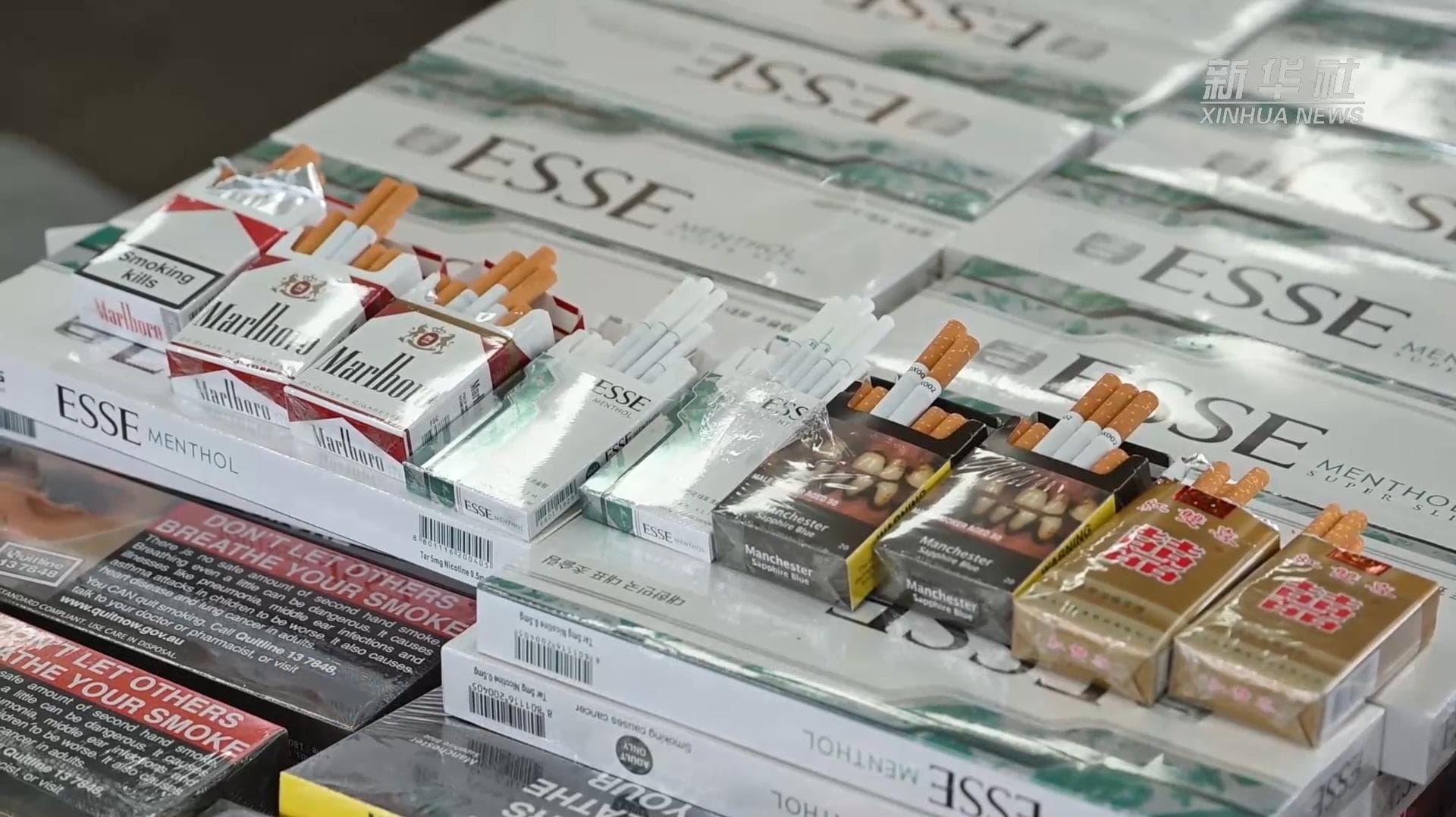 ศุลกากรเซี่ยงไฮ้ยึด 'บุหรี่ปลอม' ส่งออกกว่า 19 ล้านมวน