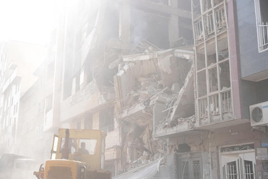 ความเสียหายในกรุงเตหะราน หลังอิสราเอลชิงโจมตีทางอากาศ