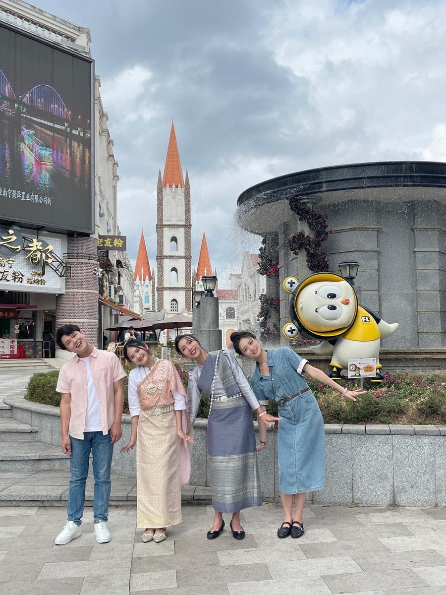 สัมพันธ์จีน-ไทย 50 ปี : นศ.ไทยสัมผัสประสบการณ์ 'พากย์เสียง' ละครดังในกว่างซี