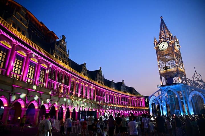 ชิงเต่าจัดมหกรรม 'แสงเงาแห่งมหาสมุทร' กระตุ้นเศรษฐกิจกลางคืน