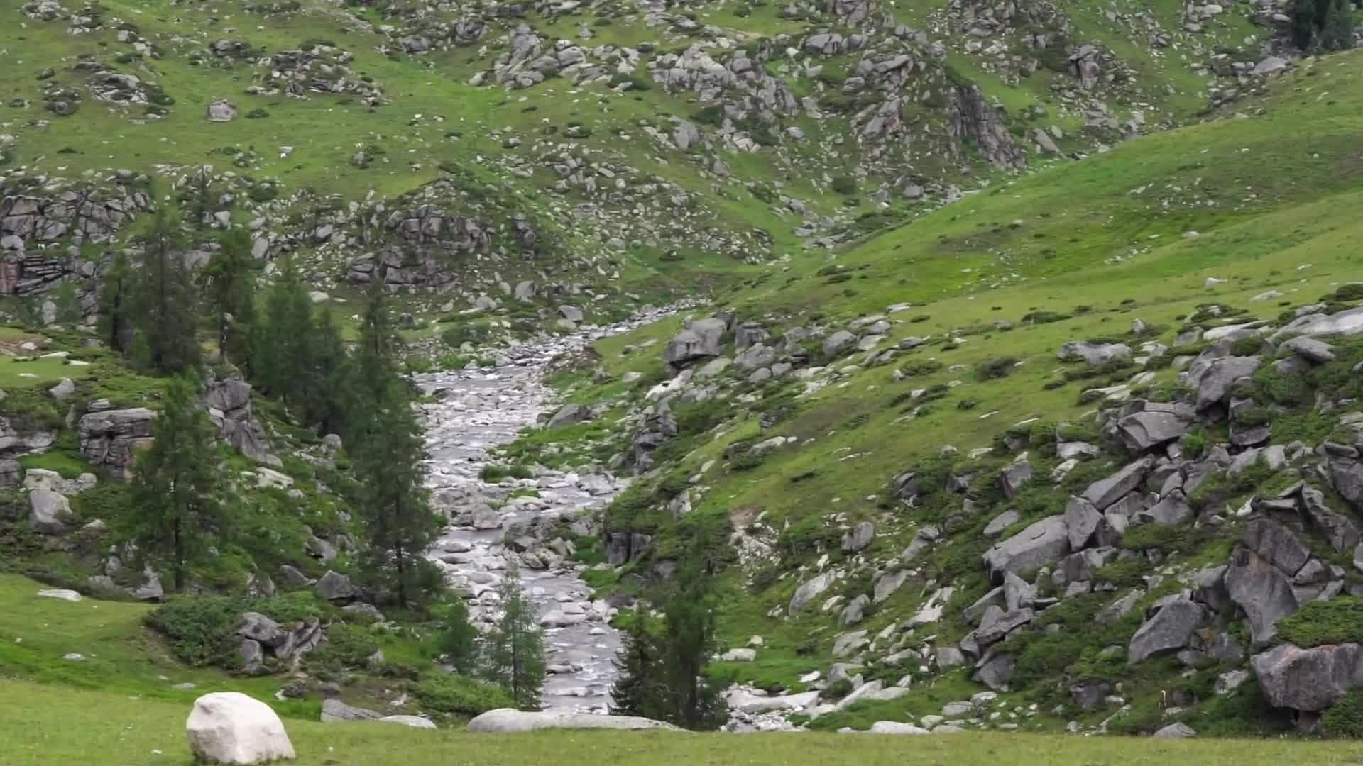 ลัดเลาะ 'ทางหลวงอาเหอ' ชมวิวงามสองข้างทางในซินเจียง