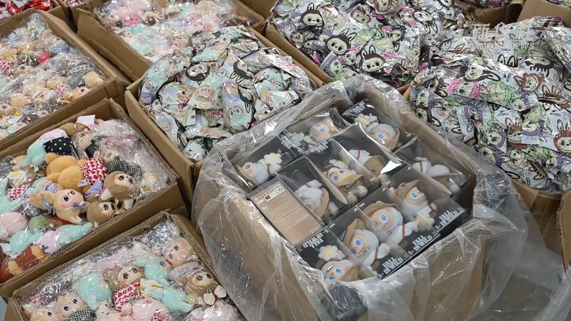 เซี่ยงไฮ้ยึดสินค้าปลอม 'ป๊อปมาร์ท' ครึ่งปีแรก กว่า 6.3 หมื่นชิ้น