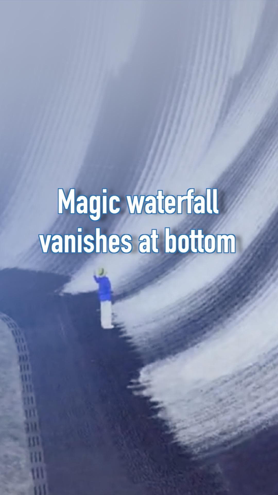 เยือนยล 'น้ำตกมหัศจรรย์' ฝีมือมนุษย์ ทิ้งมวลน้ำหายลับตาในเจียงซี