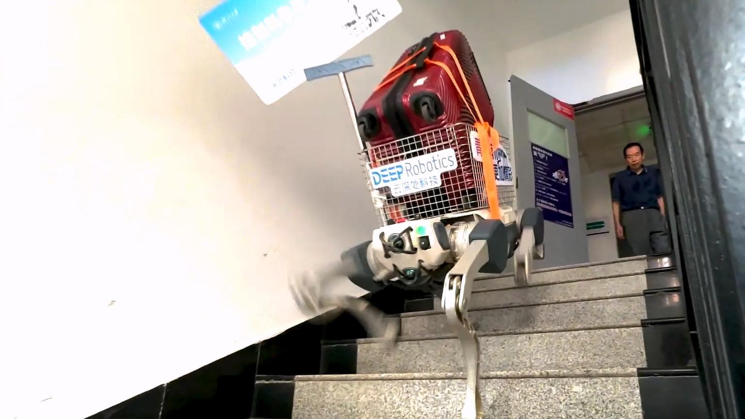 ม.เจ้อเจียงจัดทัพ 'หุ่นยนต์สุนัข' ช่วยขนสัมภาระ-เสิร์ฟน้ำ ต้อนรับนศ.ใหม่