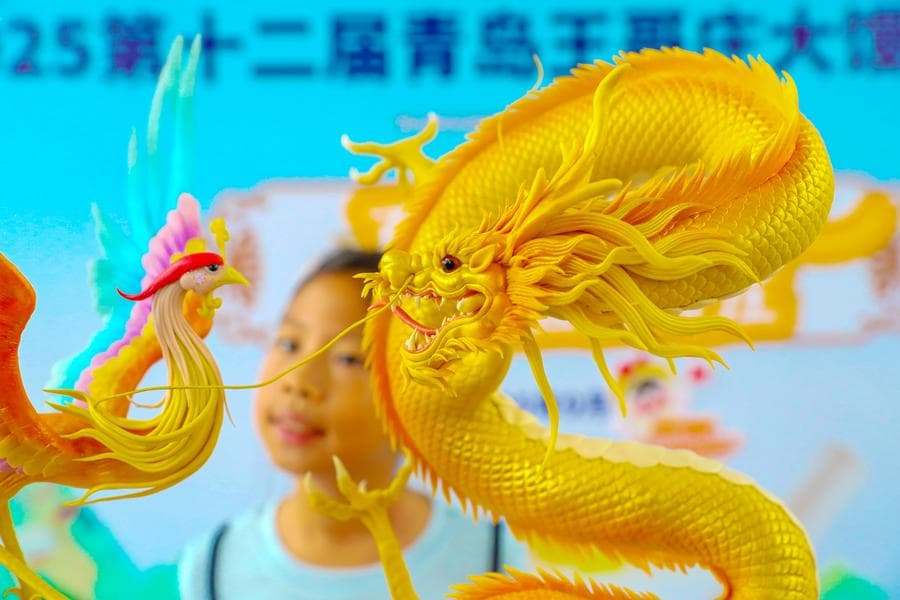 งานประกวด 'หมั่นโถว' โชว์ไอเดียสุดวิจิตรในชิงเต่า