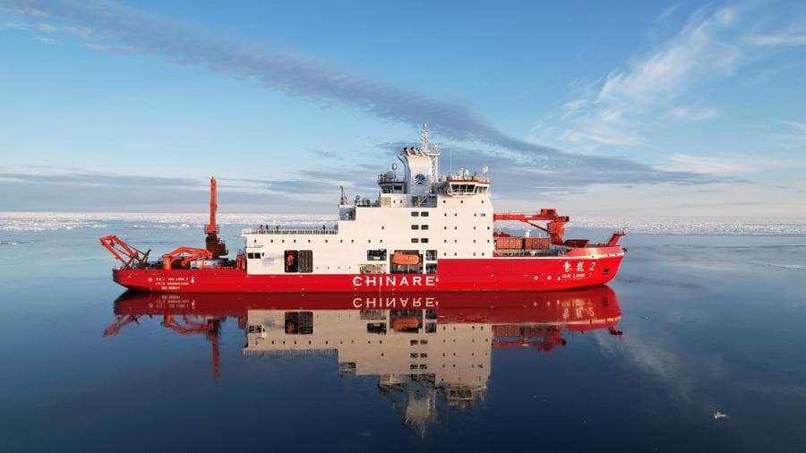 เรือ 'เสวี่ยหลง 2' ของจีน กลับถึงเซี่ยงไฮ้แล้ว หลังเสร็จภารกิจสำรวจอาร์กติก
