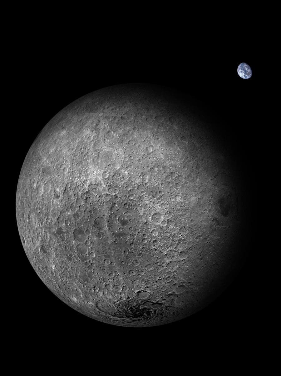 ศึกษาพบ 'ชั้นเนื้อดาวด้านไกล' ของดวงจันทร์ เย็นกว่าชั้นเนื้อด้านใกล้